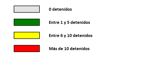 Leyenda del mapa interactivo